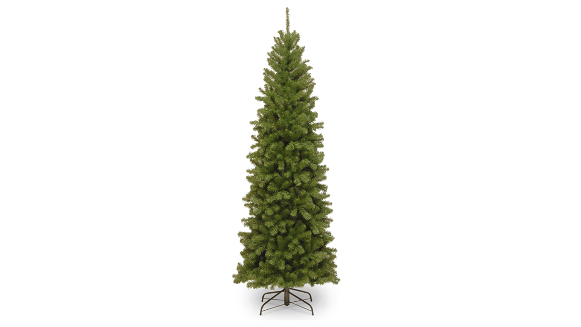 2. National Tree Artificial Slim Christmas Tree